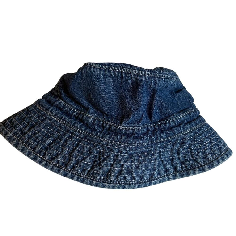 Gap Baby Bucket Hat Denim Jean Cotton Size 2-4 years